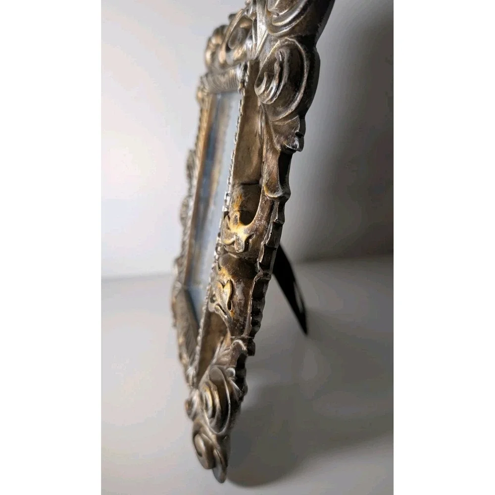 Belle Maison Champagne Rococo Frame 5x7 Easel Back Vintage Dufex‎ Print England
